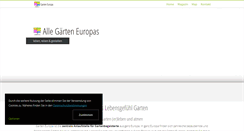 Desktop Screenshot of garten-europa.com